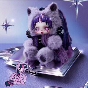 POP MART SKULLPANDA × My Little Pony Series Plush -(Twilight Sparkle)